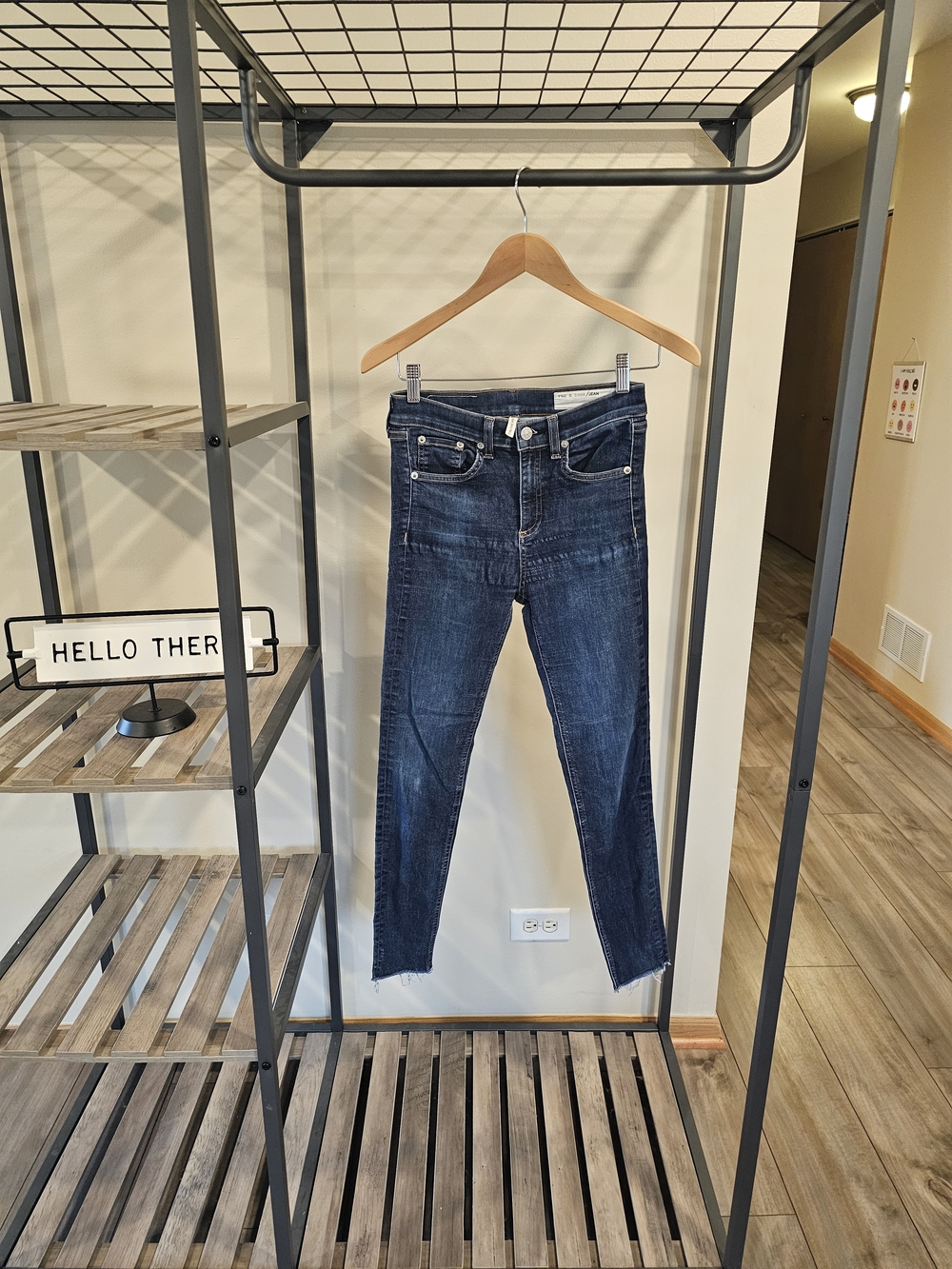 rag & bone Dark Blue Skinny Jeans